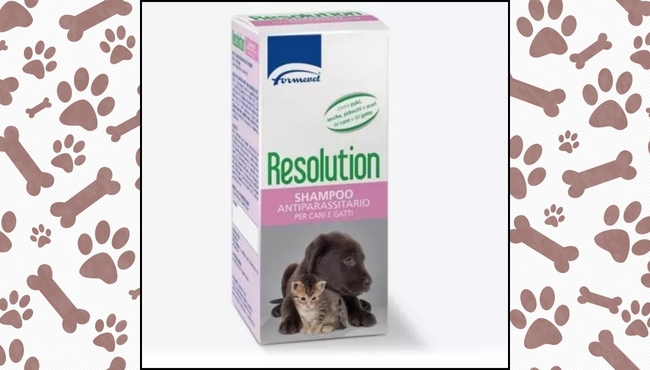 Pulito e Protetto | Shampoo Antiparassitario Resolution da 200ml per Cane e Gatto